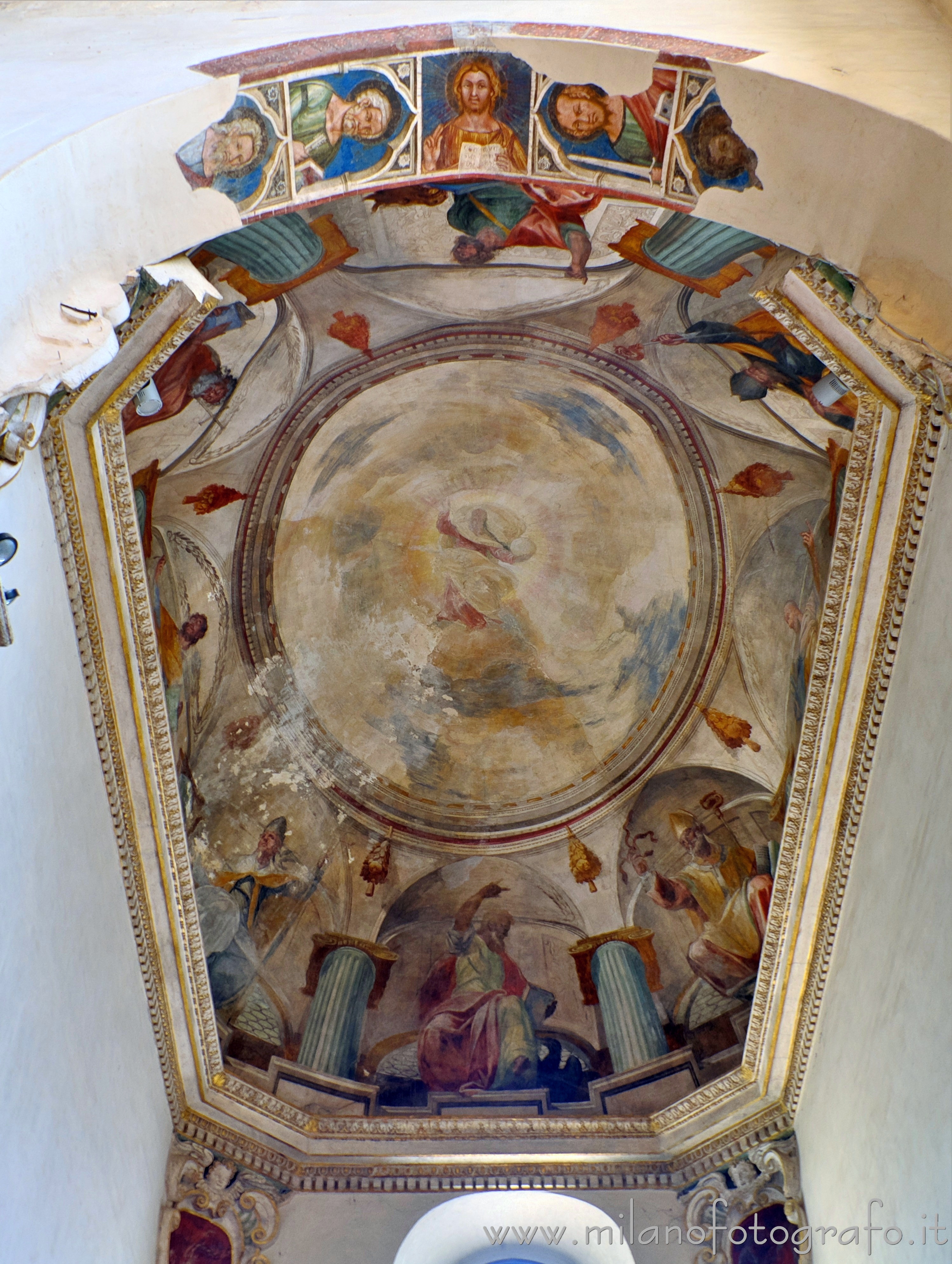 Milan (Italy) - Vault of the Chapel of Saint Thomas of Villanova in the Basilica of San Marco - Full resolution picture